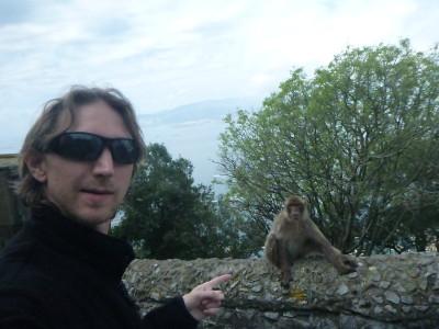 Backpacking in Gibraltar: Top 10 Sights at the Top of the Rock Hey hey it's a Monkey!