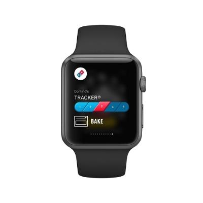 DOMINO’S LAUNCHES APPLE WATCH APPLICATION