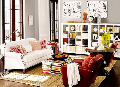 Decorating with Books | Part Two Image from spiralstyle.blogspot.com
