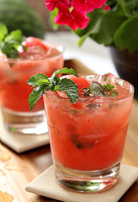 Watermelon Mint Mojitos Watermelon Mint Mojitos