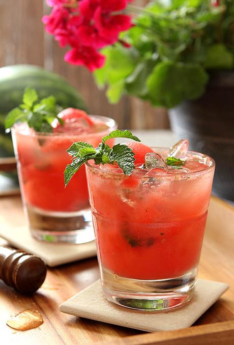 Watermelon Mint Mojitos Watermelon Mint Mojitos