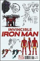 Invincible Iron Man #1 Cover - Marquez Design Variant Invincible Iron Man #1 Cover - Marquez Design Variant