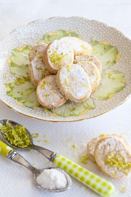 Lime Melting Moment Cookies