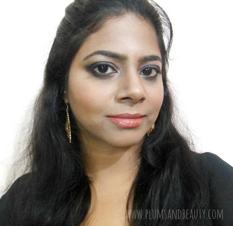Grey Smokey Eyes + Nude Lips feat. Maybelline Color Show Lipstick Iced Coral | Day 1