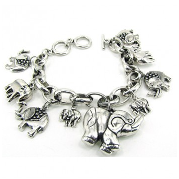 Elephant Charm Bracelet, CLTradingMiami.com