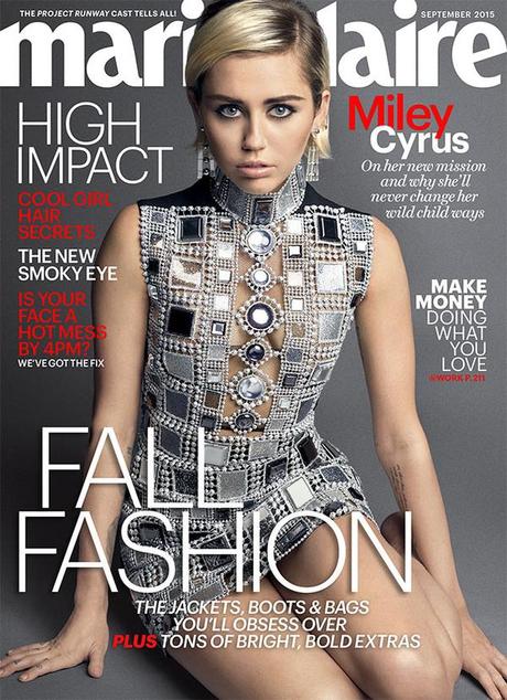 Miley Cyrus Covers Marie Claire & Talks Taylor Swift & Kendrick Lamar Embedded image permalink