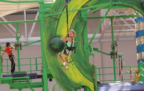 Things to do in Minneapolis with kids: Zipline at the Mall of America