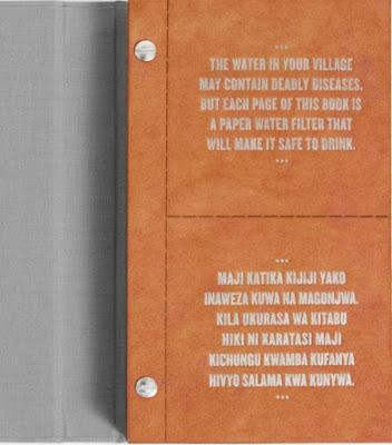 the ' drinkable book ' - pages that can filter water making it pottable