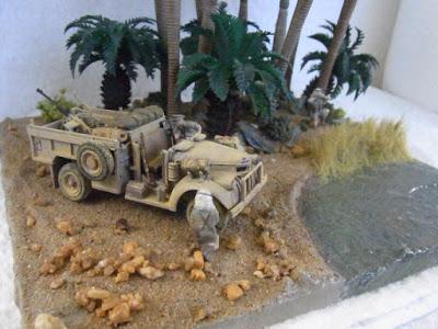 Midday at the Oasis, a diorama