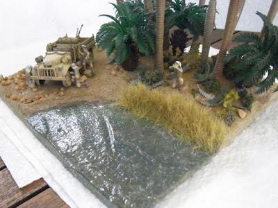 Midday at the Oasis, a diorama