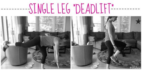 Single Leg Deadlift | Butt & Leg Workout | Bodyweight Workout Moves for Legs & Butt 