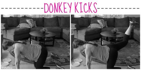 Donkey Kicks | Butt & Leg Workout | Bodyweight Workout Moves for Legs & Butt 