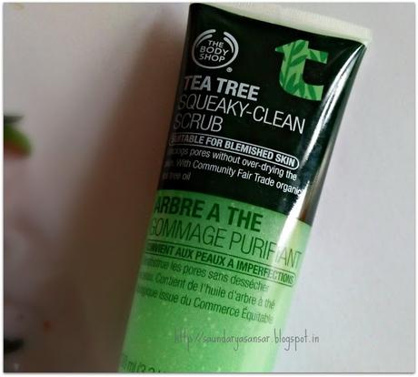 The Body Shop Tea Tree Squeaky Clean Scrub: Review