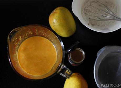 Spiced Mango Pancakes….