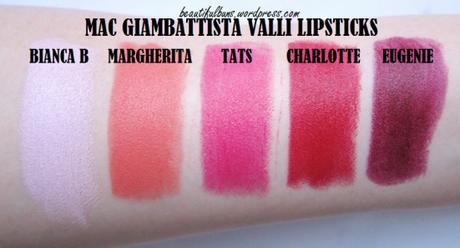 MAC Giambattista Valli lipsticks (4)