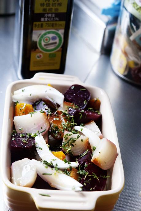 Roasted Balsamic Multi-Color Beets Roasted Balsamic Multi-Color Beets