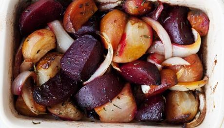 Roasted Balsamic Multi-Color Beets Roasted Balsamic Multi-Color Beets