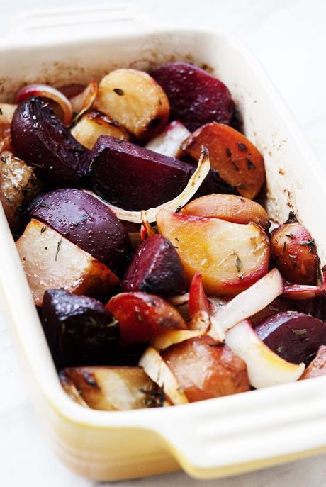 Roasted Balsamic Multi-Color Beets Roasted Balsamic Multi-Color Beets