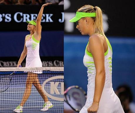 Tennis Fashion Fix: Australian Open 2012 - Maria Sharapova Through To The Quarterfinals!