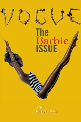 Barbie - Black Issue in the cover of Vogue Italia