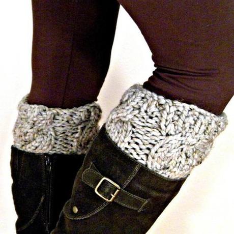 Ridiculously Easy DIY Sweater Boot Cuffs