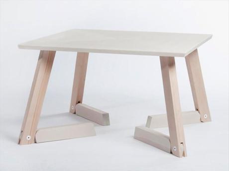 A table with 'knees'