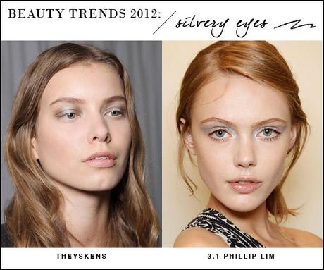 beauty trends 2012: silvery eyes BEAUTY TRENDS 2012 // The Wearable