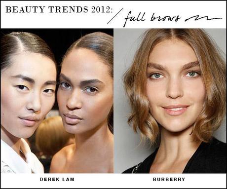 beauty trends 2012: full brows BEAUTY TRENDS 2012 // The Wearable