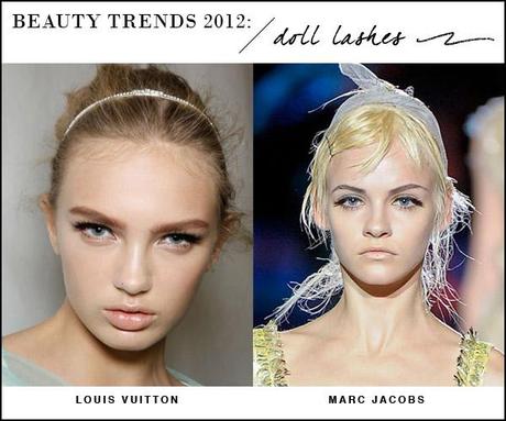 beauty trends 2012: doll lashes BEAUTY TRENDS 2012 // The Wearable
