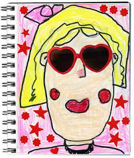 “Cool Shades” Art Journal Page “Cool Shades” Art Journal Page