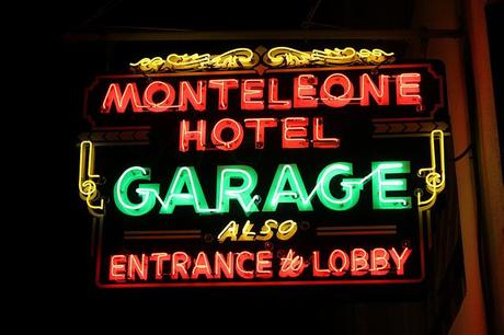 Sign, Hotel Monteleone, New Orleans Reader question: a short June honeymoon for $1500