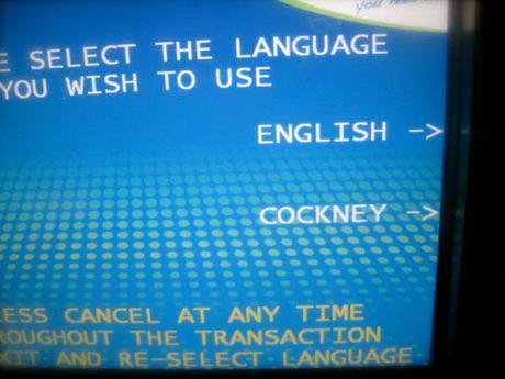 More Adventures in British Banking, or, the Cockney ATM