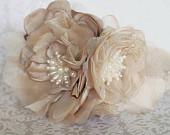 Luxe Bridal Headband in Champagne