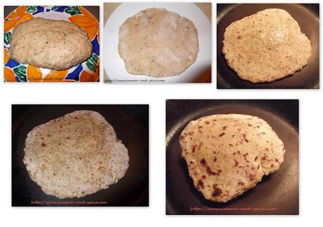 Lauki / Ghiya Pratha ( Bottle Gourd  Indian Flat Bread)