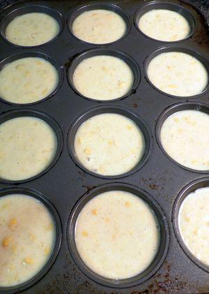 Honey Corn bread - Fll muffin pan Honey Corn bread - Fll muffin pan