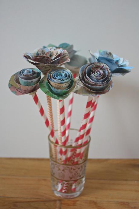 Paper Rose How To: 2 Ways