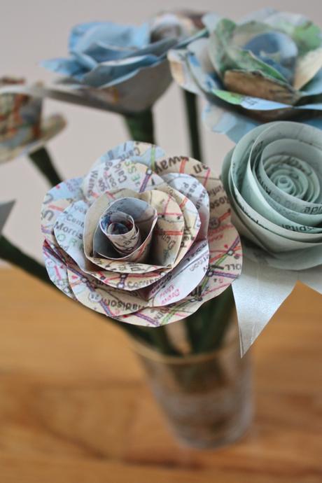 Paper Rose How To: 2 Ways