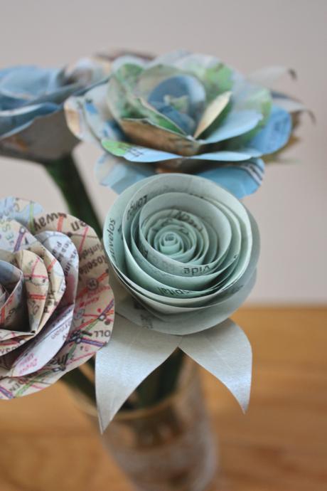 Paper Rose How To: 2 Ways