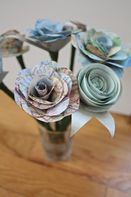 Paper Rose How To: 2 Ways