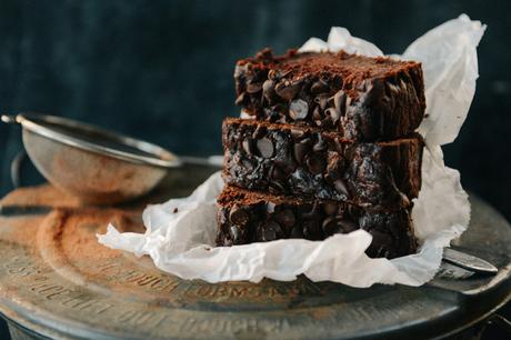 Whole Wheat Double Chocolate Zucchini Bread Whole Wheat Double Chocolate Zucchini Bread // www.WithTheGrains.com