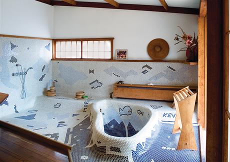 6 Strikingly Unique Bathrooms Modern Japanese-style bathroom by George Nakashima