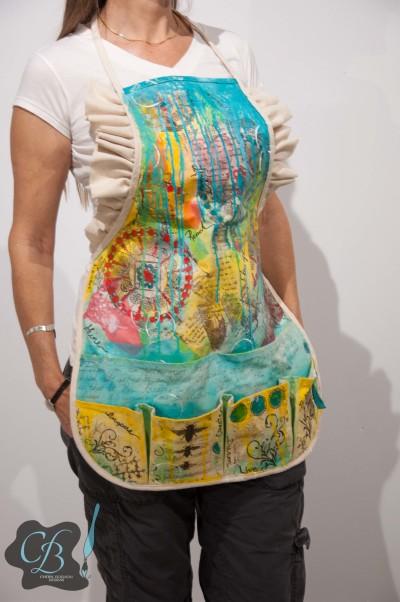 Altered Painted Apron with Fabric Editions CherylBoglioli_FabricEditions_RMD_alteredapron-2