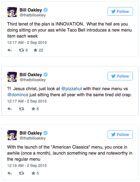 Bill Oakley’s McDonald Twitter Advice Rant