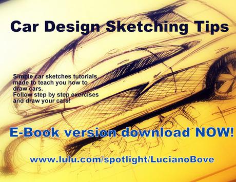 Car Design Sketching Tips E-Book now available for download!
