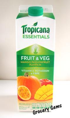 Review: Tropicana Fruit & Veg: Mango, Passionfruit & Pumpkin Juice