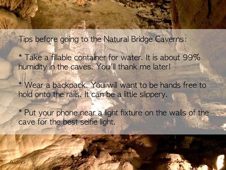 Tips before going to Natural Bridge Caverns Cave Tour and Canopy Course Challenge in San Antonio Texas