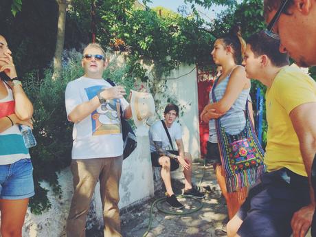 Review: Athens Backpackers Hostel Danny our awesome walking tour guide