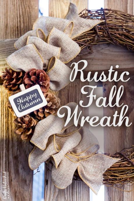 Some Fall DIY Favorites Here's a fun and easy rustic DIY fall wreath you can start picking up supplies for so that your porch is ready when Autumn hits!: