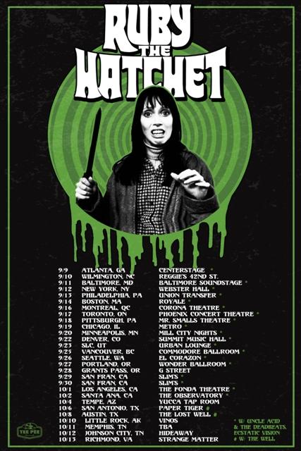 RUBY THE HATCHET Announces North American Tour Dates