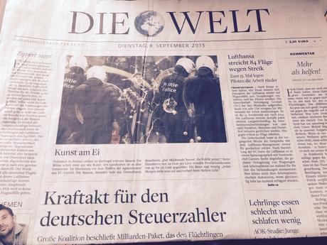 For European newspaper front pages: refugees dominate For European newspaper front pages: refugees dominate